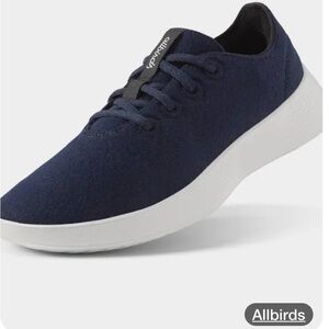 Allbirds Wool Navy Blue Men’s Athletic Shoes#B-12